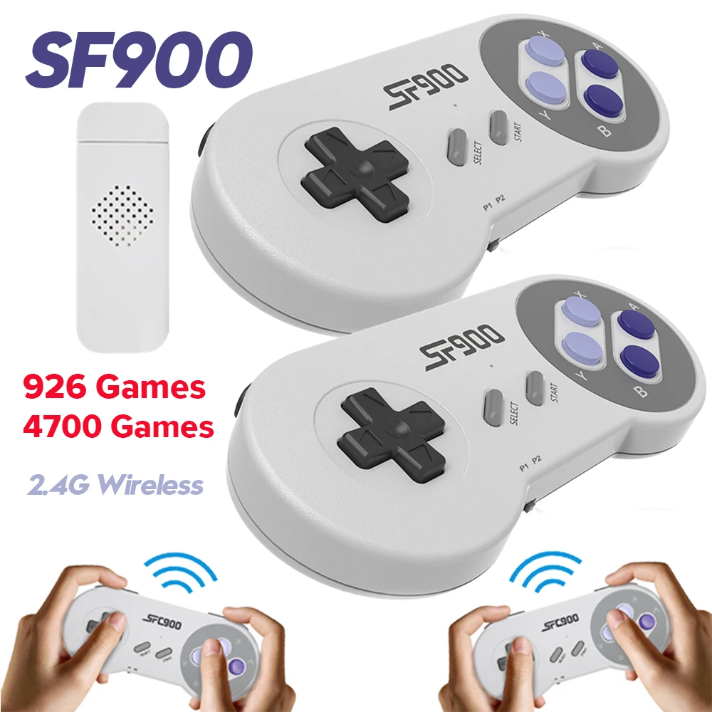 Retro Gaming Joystick - SF900 Retro Videogame Console HD Game