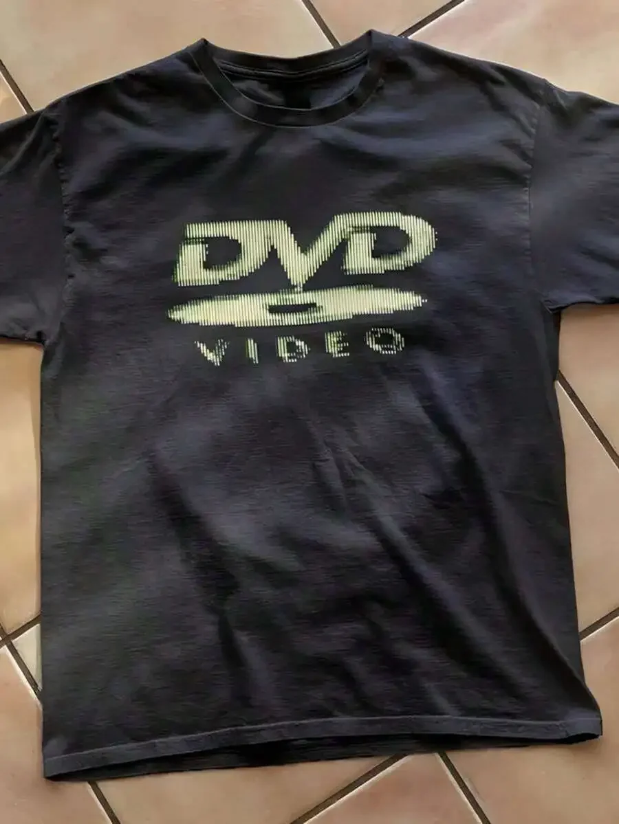 Retro Gaming Festival - Katoenen heren-T-shirts met DVD-video Nostalgia Green-logo,