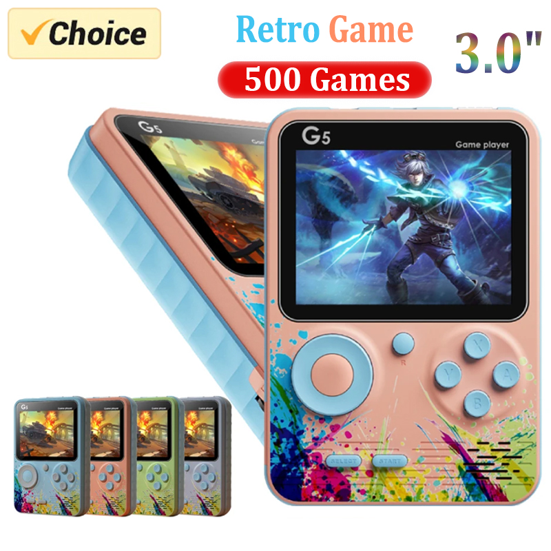 Retro Gaming Joystick - G5 Retro Handheld Game Console Met