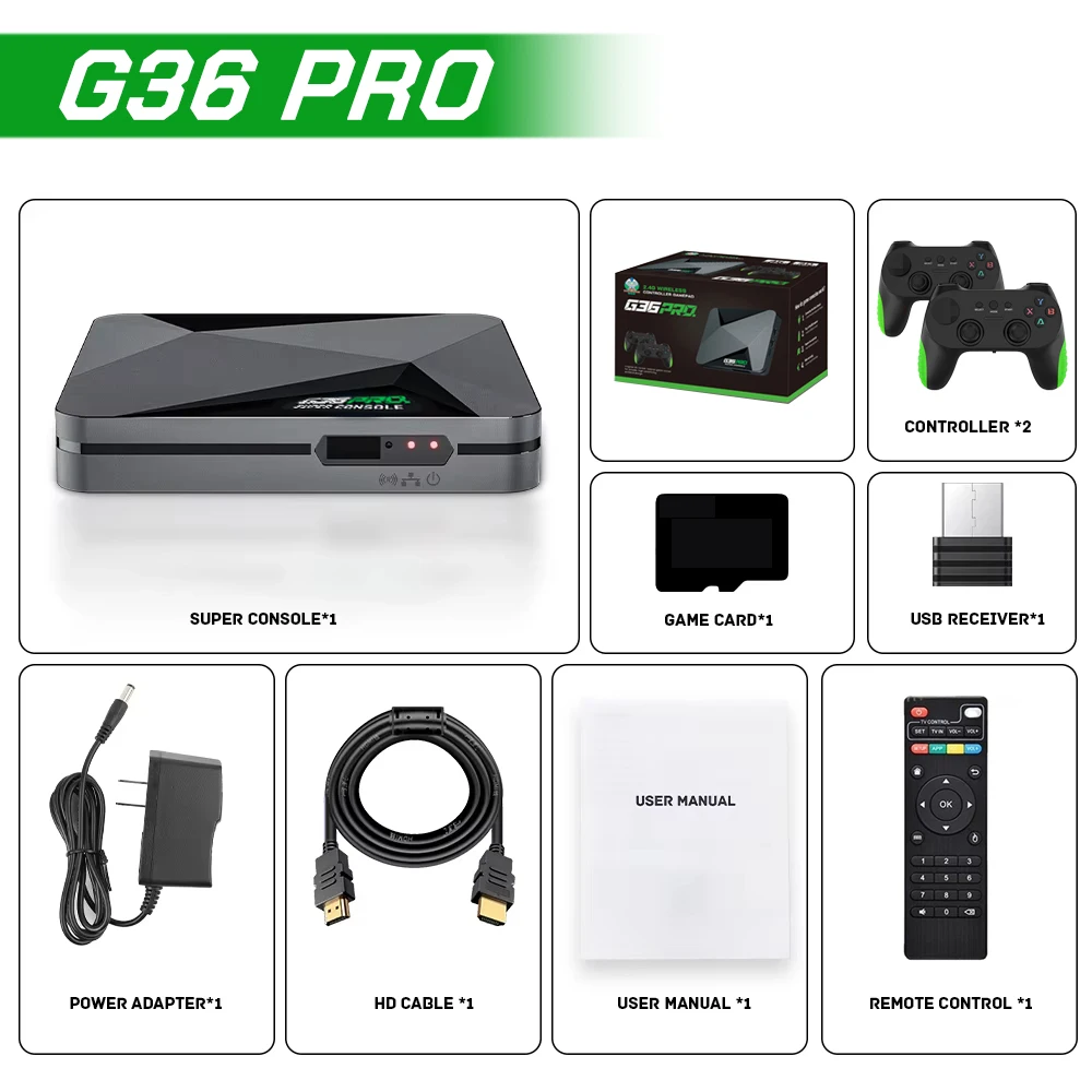 Super Console G36 Pro Retro Vi - Retro Gaming System recensie en prijs