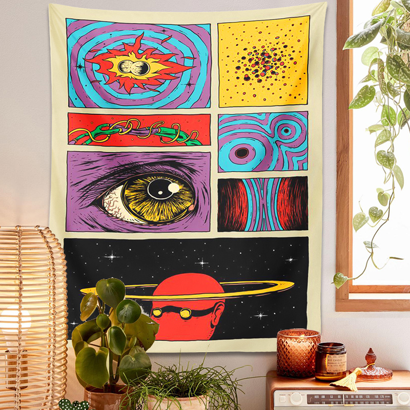 VIKAMA Psychedelische Collage  - Retro Gaming Universe recensie en prijs