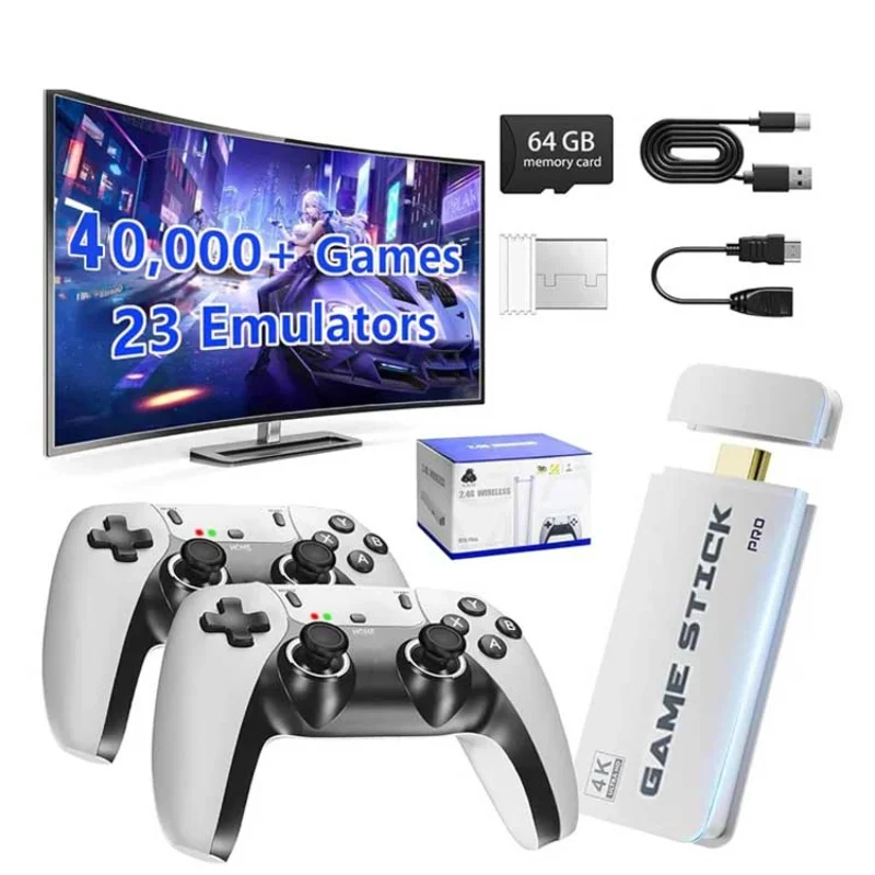 M15 4K TV Game Stick 64GB Inge - Retro Gaming Joystick recensie en prijs