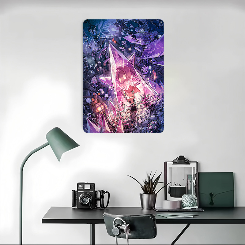 Hollow Knight Game Blik Poster - Retro Knight Gaming recensie en prijs