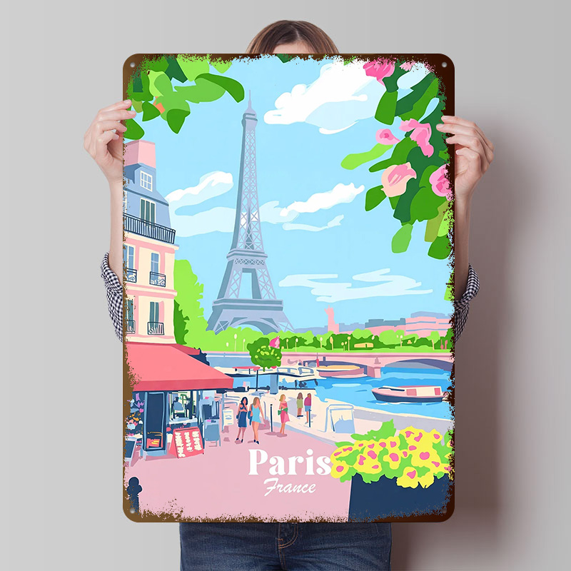 Parijs Frankrijk Poster Gecust - Retro Gaming Paris recensie en prijs