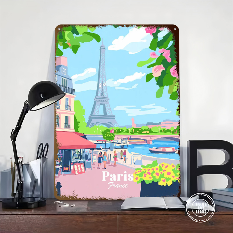 Parijs Frankrijk Poster Gecust - Retro Gaming Paris recensie en prijs