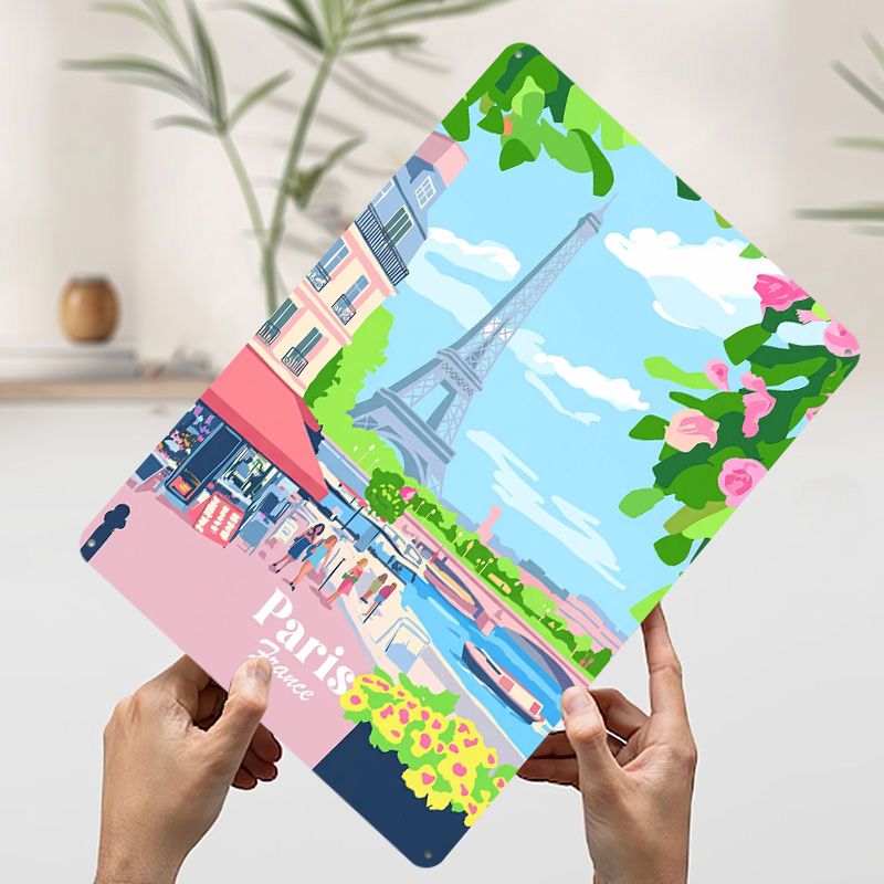 Parijs Frankrijk Poster Gecust - Retro Gaming Paris recensie en prijs