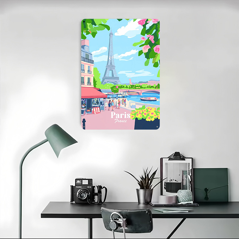 Parijs Frankrijk Poster Gecust - Retro Gaming Paris recensie en prijs