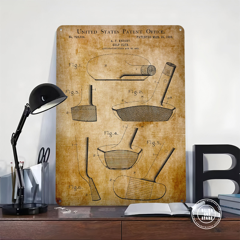 Patenttekening Knights Golf Cl - Retro Knight Gaming recensie en prijs
