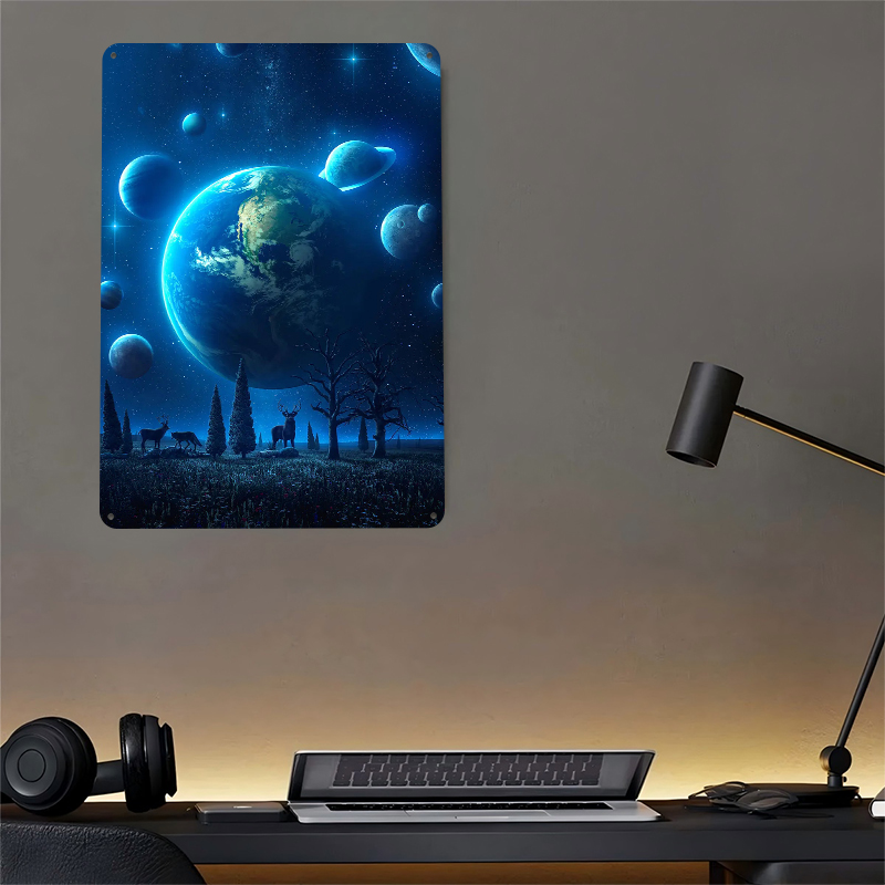 Blue Universe Lightly 3D Poste - Retro Gaming Universe recensie en prijs