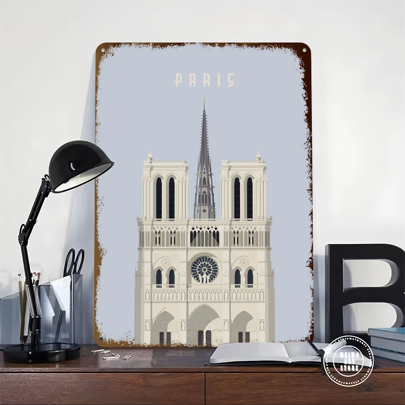 Parijs Reisblikkenposter Aange - Retro Gaming Paris recensie en prijs