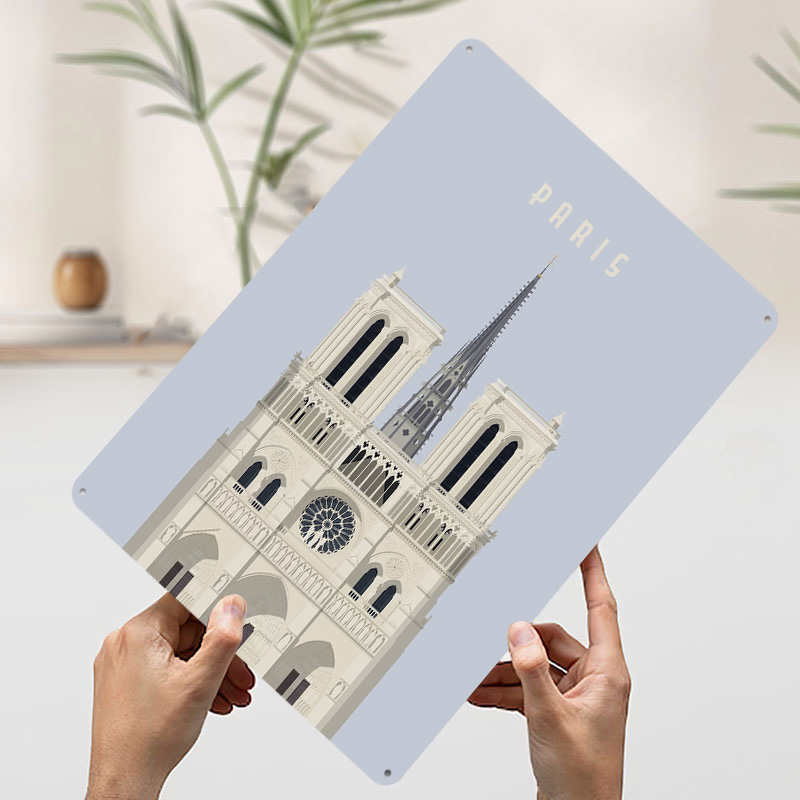 Parijs Reisblikkenposter Aange - Retro Gaming Paris recensie en prijs