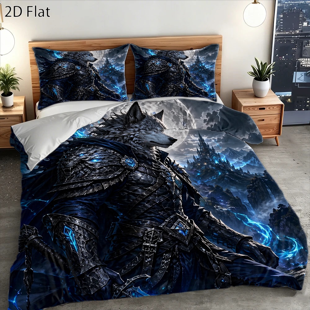 3-delige Dark Fantasy Wolf Tri - Retro Knight Gaming recensie en prijs