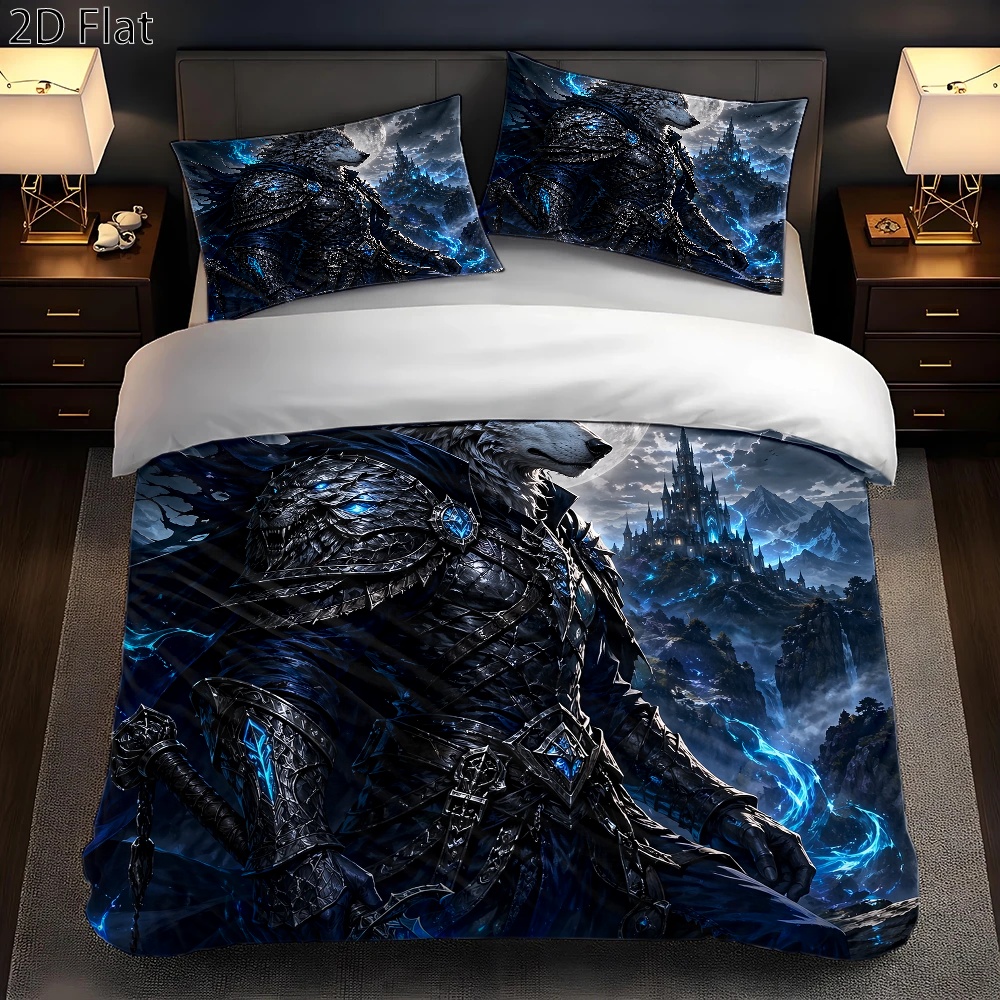 3-delige Dark Fantasy Wolf Tri - Retro Knight Gaming recensie en prijs