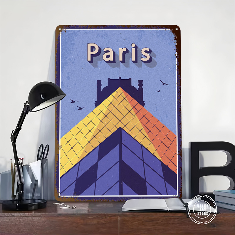 Reis naar Parijs Metalen Poste - Retro Gaming Paris recensie en prijs