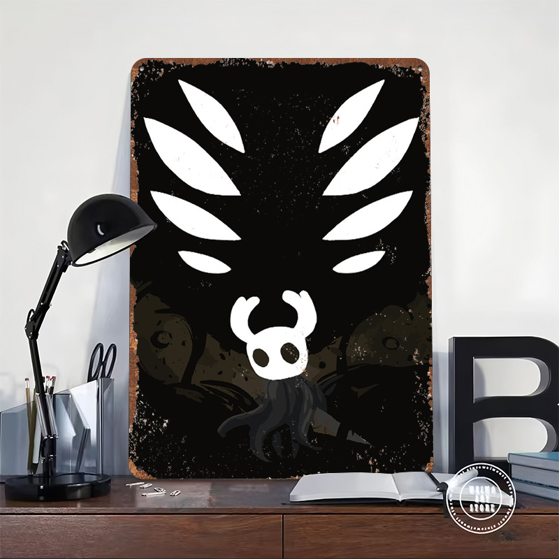 Hollow Knight Metalen Poster A - Retro Knight Gaming recensie en prijs
